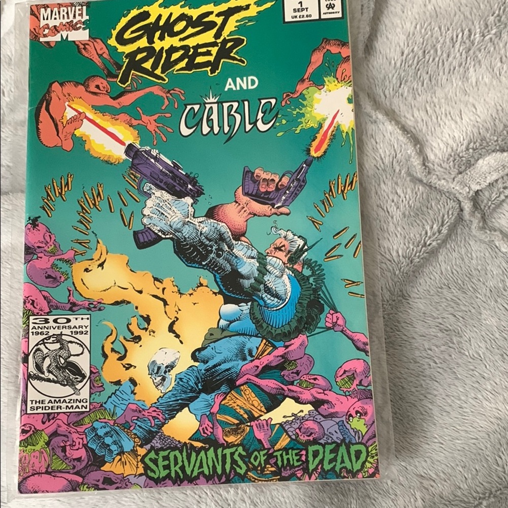 Marvel Comic Book with Vibrant Colors and Dynamic Action